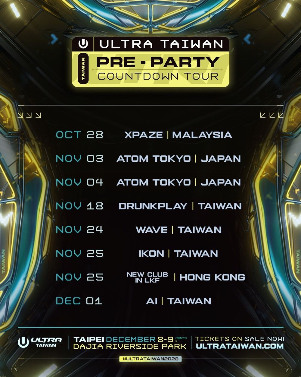 2023 Ultra Taiwan 安可場來台時間曝光！「世界百大DJ冠軍」領軍12組頂級卡司陣容揭曉！-12