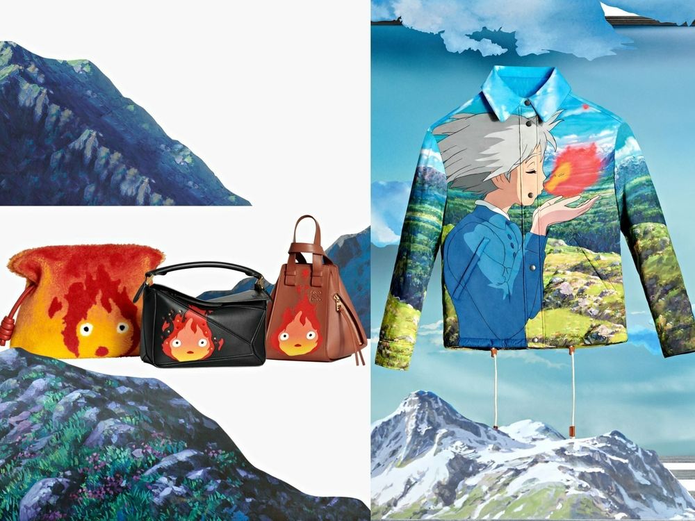 LOEWE x霍爾的移動城堡聯名價格販售日曝光!霍爾耳環、卡西法包包想全部珍藏~-2