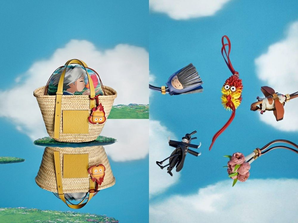 LOEWE x霍爾的移動城堡聯名價格販售日曝光!霍爾耳環、卡西法包包想全部珍藏~-1