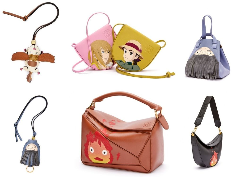 LOEWE x霍爾的移動城堡聯名價格販售日曝光!霍爾耳環、卡西法包包想全部珍藏~-5