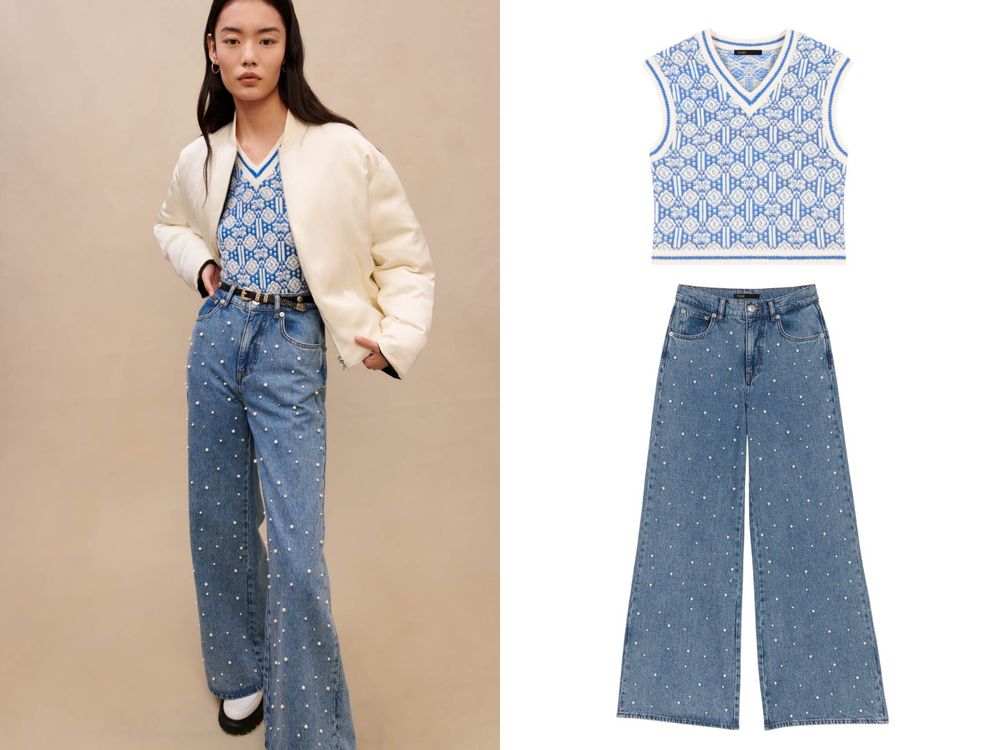 每一件都想要!Maje春夏新品「長腿褲、短上衣、皮衣外套」打造經典Y2K風格!-9