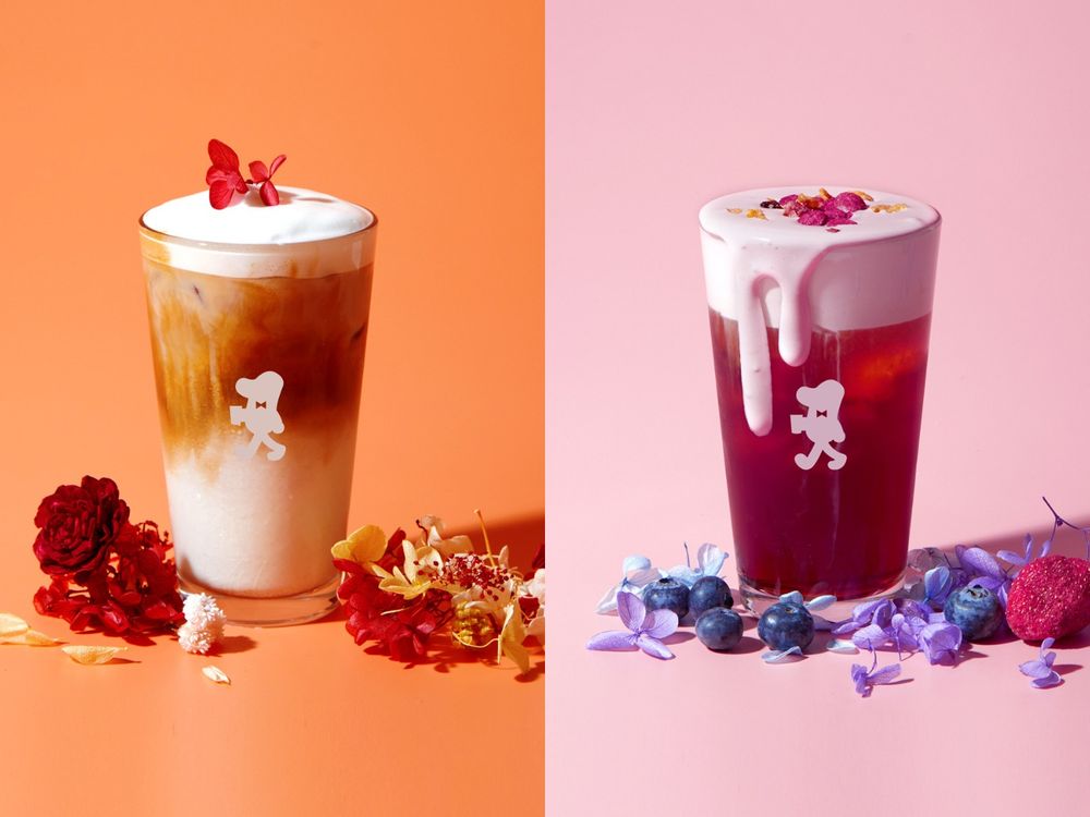 Cama X日本花道Plantica推出仙女系咖啡！山茶花拿鐵、藍莓奶蓋冷翠...連外帶杯都美！-5