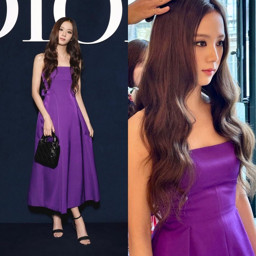 2023秋冬時裝週!女星髮型盤點:JISOO浪漫人魚捲、全智賢溫柔水波捲、JOLIN羊絨捲,修小臉的絕美髮型示範!-1