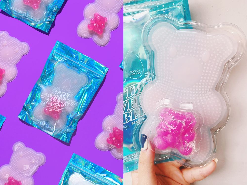 逼逼逼~太可愛超犯規!beautyblender專業美妝蛋化身『小熊軟糖』清潔皂、洗潔器,可愛到捨不得用!-5