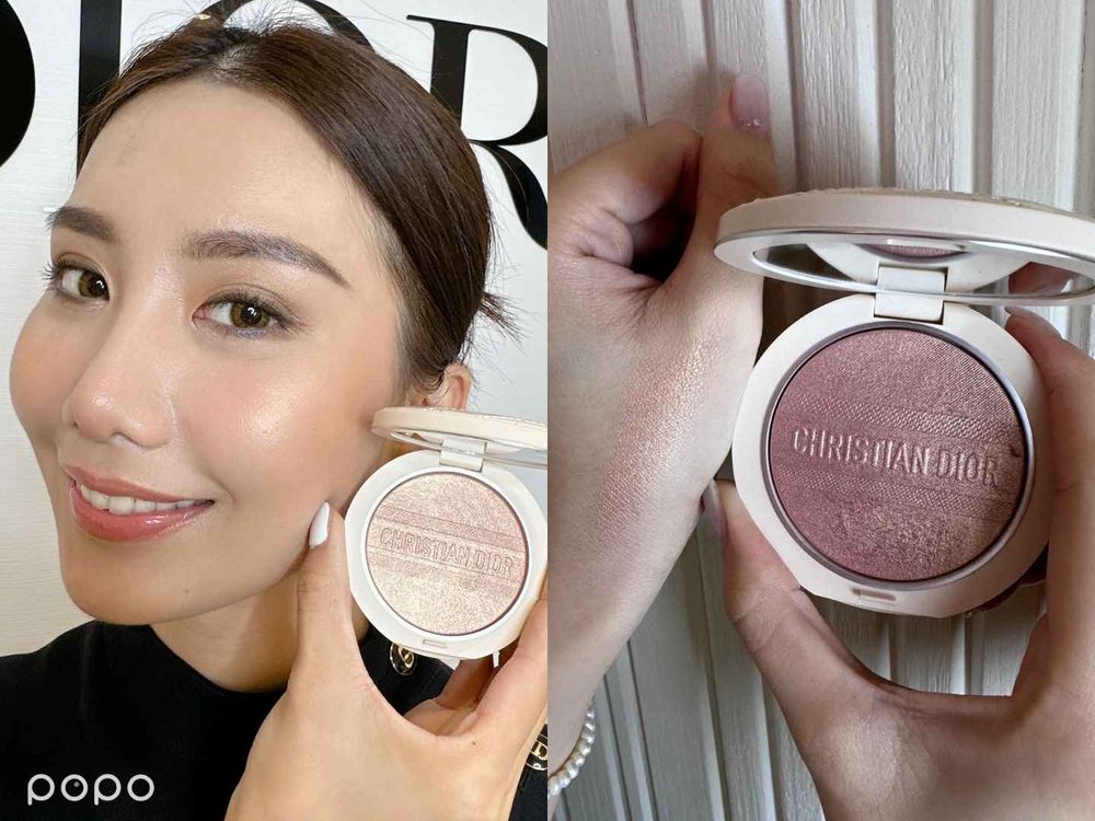 2023夏季彩妝推薦!DIOR最美限量『蜜糖光打亮餅』,一刷上臉頰細緻光澤、瞬間小臉又緊緻!-3