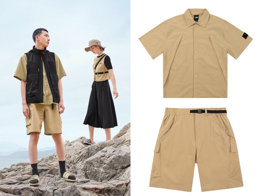 最好看的OUTDOOR風!The North Face『質感設計支線』T恤、長裙必買!休閒風也可以很時髦!-6