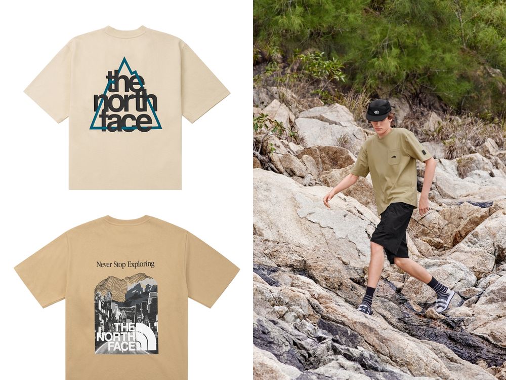 最好看的OUTDOOR風!The North Face『質感設計支線』T恤、長裙必買!休閒風也可以很時髦!-5
