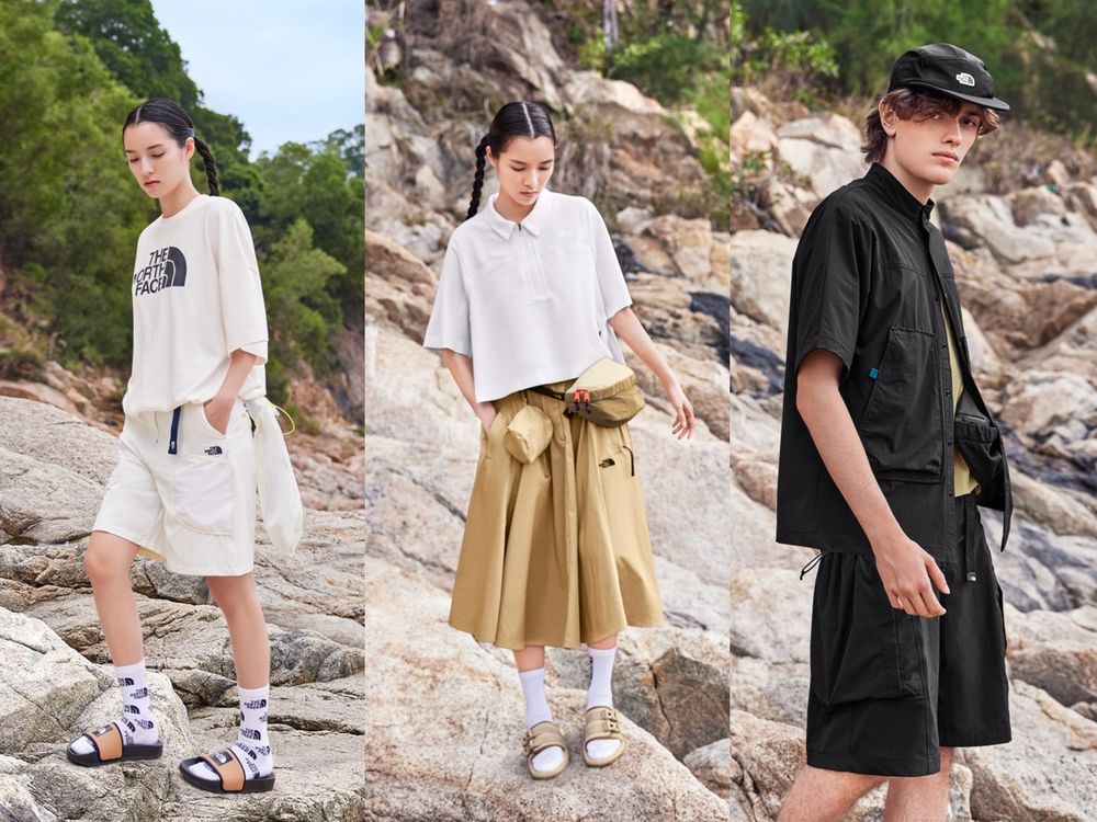 最好看的OUTDOOR風!The North Face『質感設計支線』T恤、長裙必買!休閒風也可以很時髦!-1