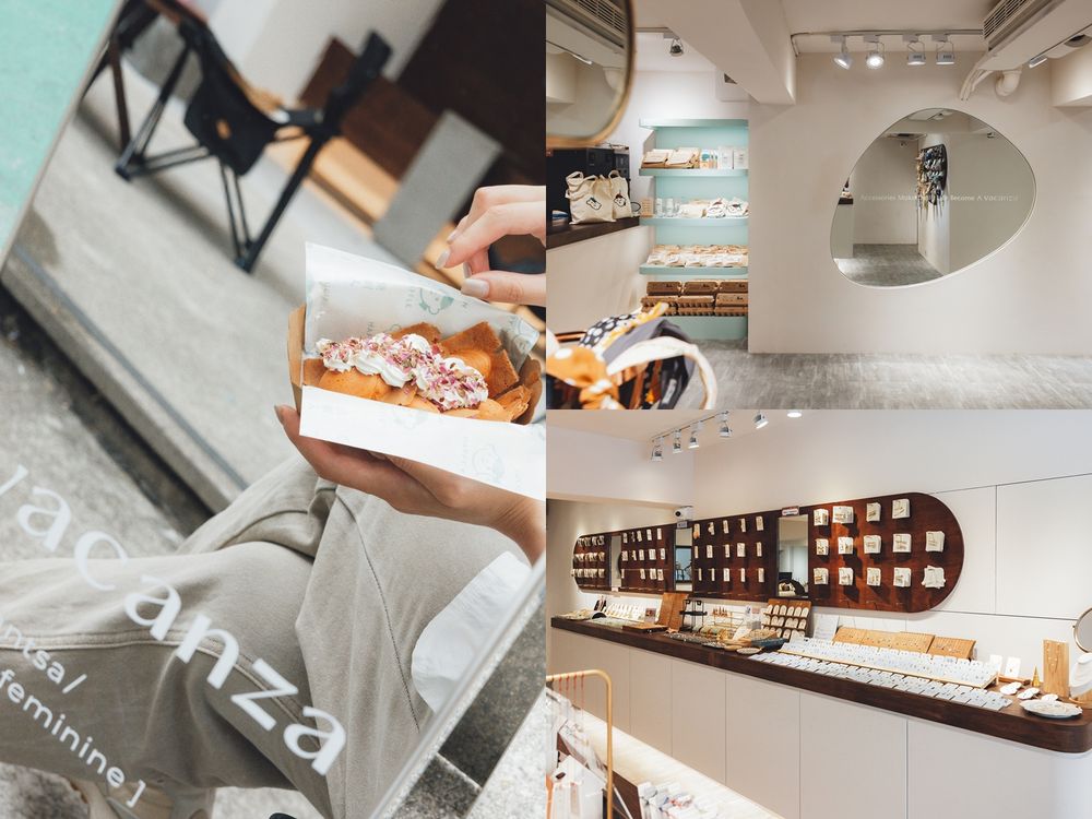 假期咖啡町Café in vacanza新開幕!純白木質店面+魚刺人鷄蛋糕,逛百元飾品邊喝下午茶!-1