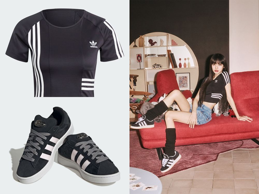 2023年BLACKPINK公主們新歡球鞋來了!adidas CAMPUS 00s澎澎厚底鞋,超顯瘦穿上直接變精靈腿!-7