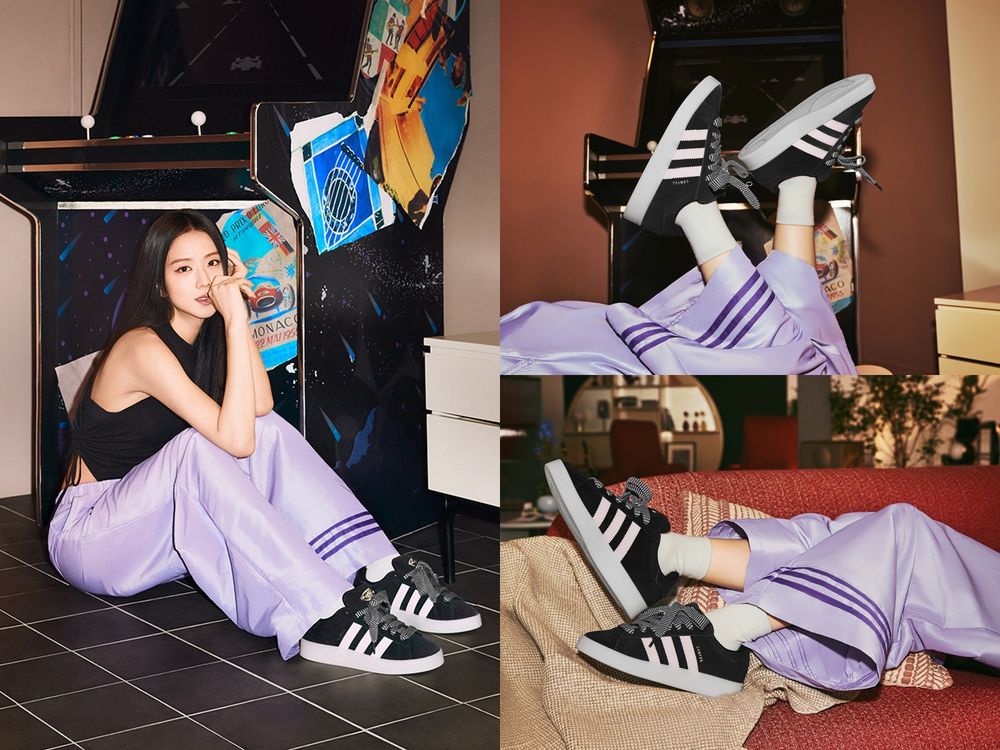 2023年BLACKPINK公主們新歡球鞋來了!adidas CAMPUS 00s澎澎厚底鞋,超顯瘦穿上直接變精靈腿!-2