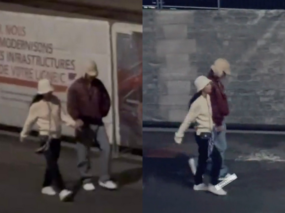 零偽裝拍到了!Jennie、V 法國高調牽手畫面曝光!後方「路人」身分成鐵證-2
