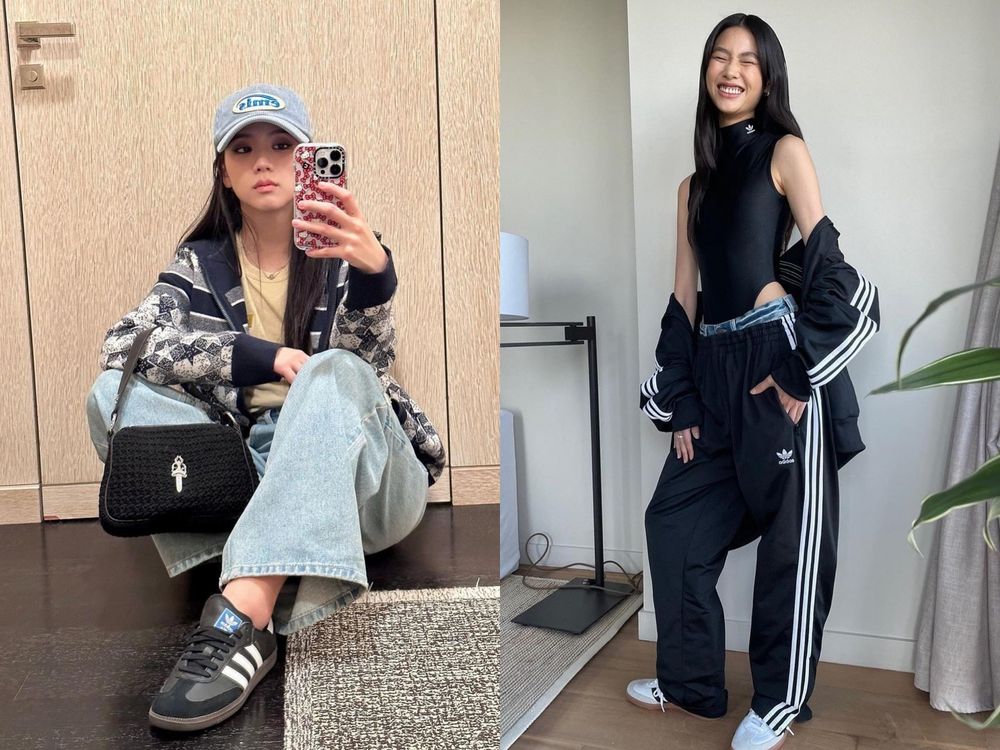 這雙怎麼搭都好看！Jennie、JISOO狂穿adidas SAMBA台灣買得到了！販售資訊、顏色、穿搭整理！-2