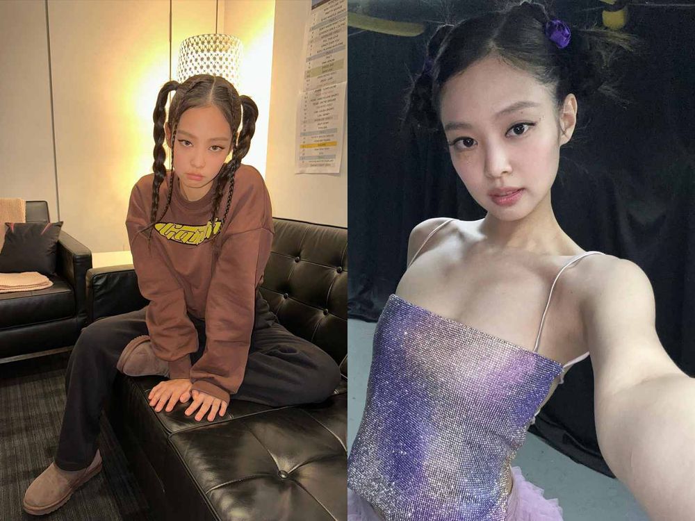 戒指編髮新潮流！BLACKPINK Jennie顯瘦編髮造型推薦：雙馬尾辮、毽子頭、半丸子頭，圓臉必收藏小臉髮型-9