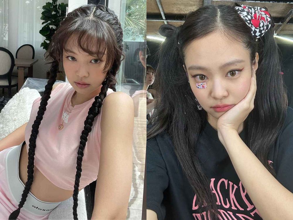 戒指編髮新潮流！BLACKPINK Jennie顯瘦編髮造型推薦：雙馬尾辮、毽子頭、半丸子頭，圓臉必收藏小臉髮型-8