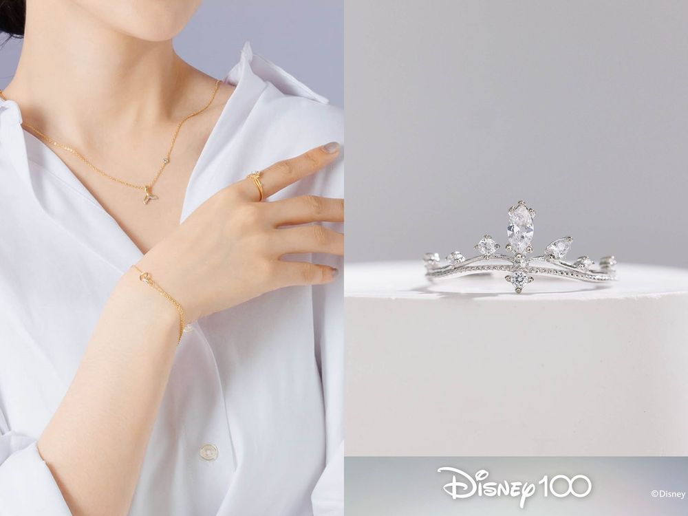 小美人魚項鍊太美！Vacanza迪士尼100週年系列『項鍊、戒指、耳環』飾品控得收藏！-8