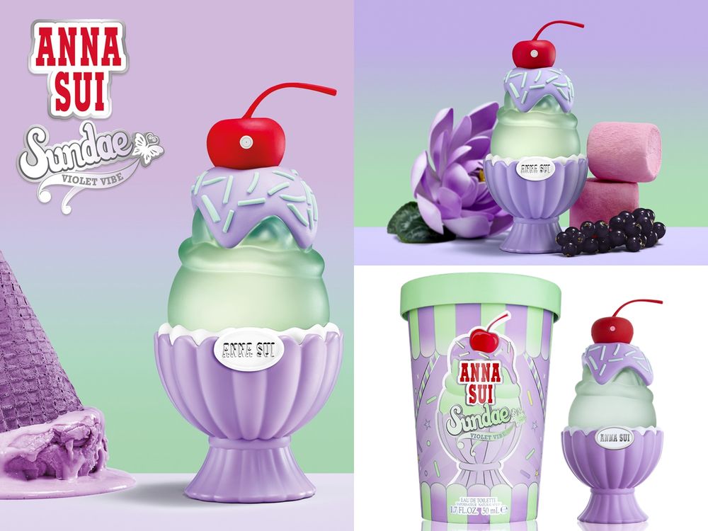 一開賣秒被搶空!ANNA SUI 『冰淇淋水果聖代香水』,粉紅葡萄柚、糖漬檸檬、草莓奶油香,從香氣到瓶身可愛爆擊!-5