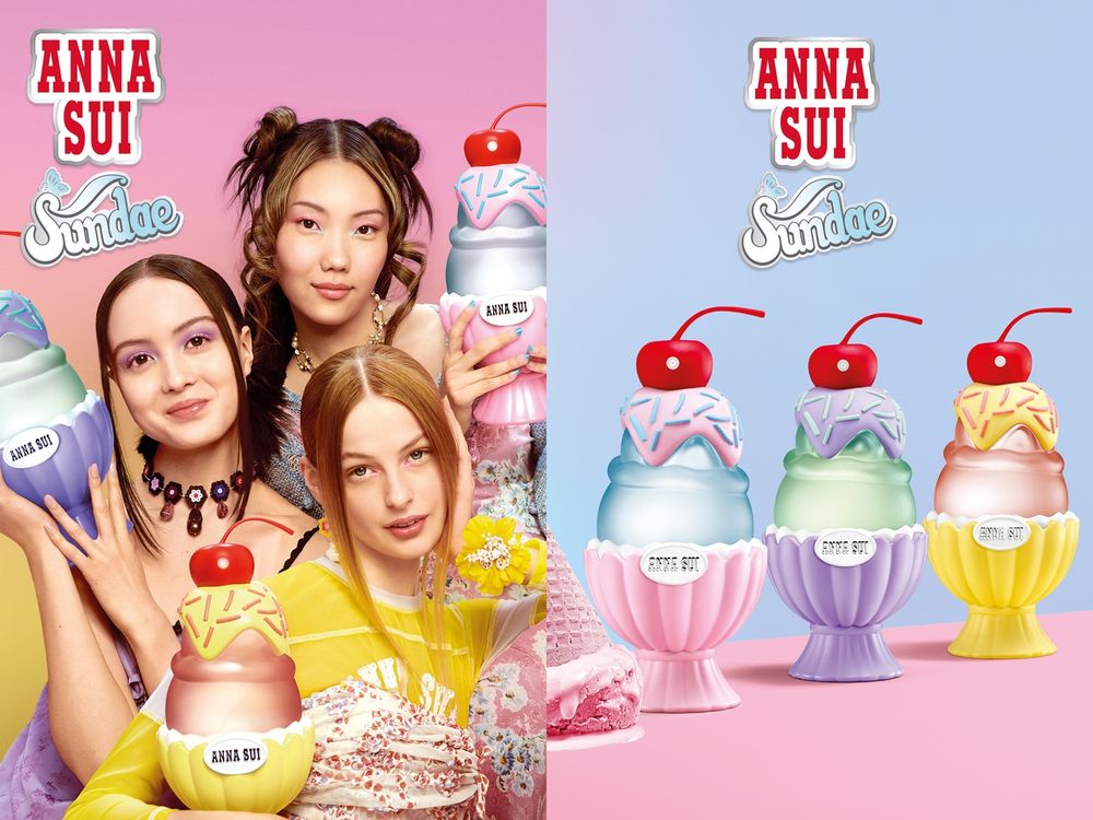 一開賣秒被搶空！ANNA SUI 『冰淇淋水果聖代香水』，粉紅葡萄柚、糖漬檸檬、草莓奶油香，從香氣到瓶身可愛爆擊！-1