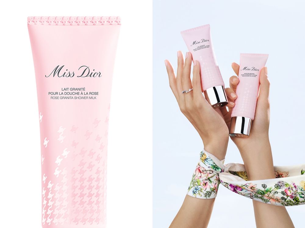 用玫瑰花瓣洗澡!MISS DIOR玫瑰香氛沐浴三步驟,洗完身上香氣、就像捧一大束玫瑰花的淡淡優雅香!-2