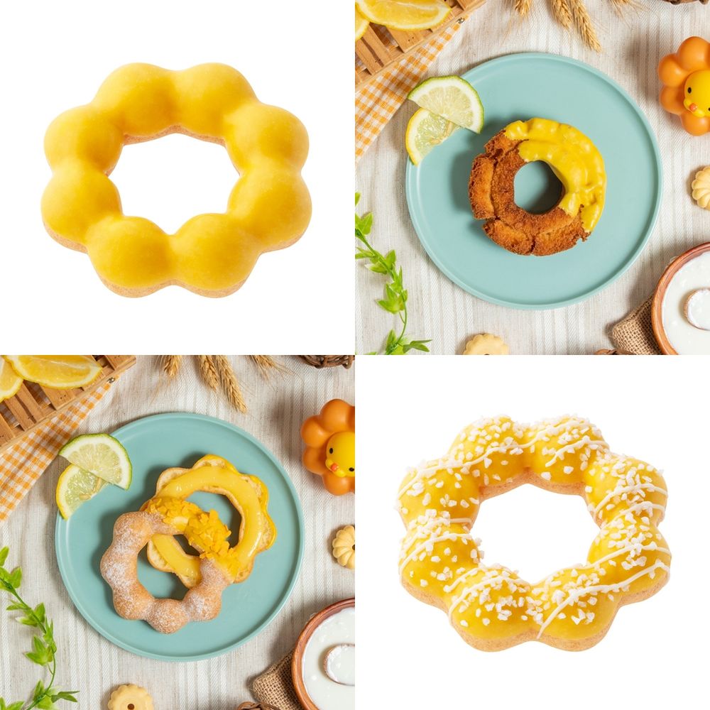 Mister Donut檸檬優格新品上市!LINE FRIENDS熊大、莎莉化身甜甜圈,萌度破表快點帶回家!-6