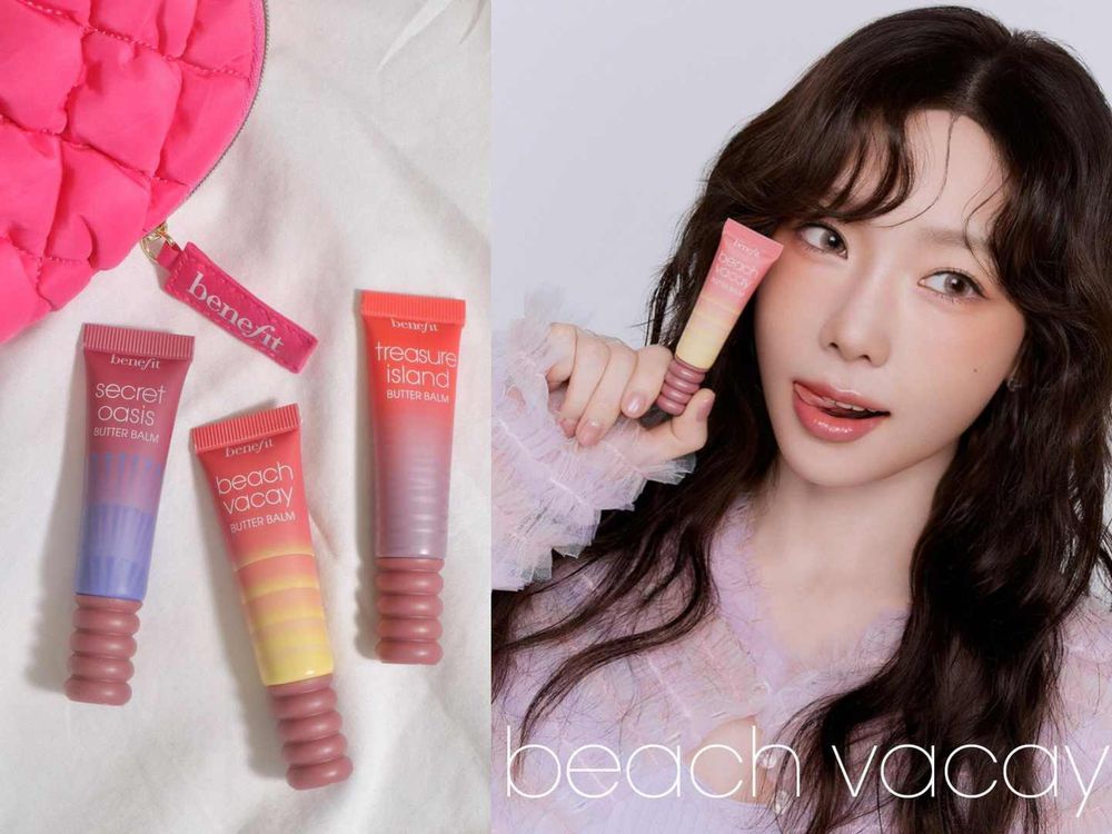 精靈系太妍新唇色就是這支!benefit『玻璃水光潤唇膏』不僅色彩美得像夢境,抹上一秒爆水、唇紋通通見光死!-4