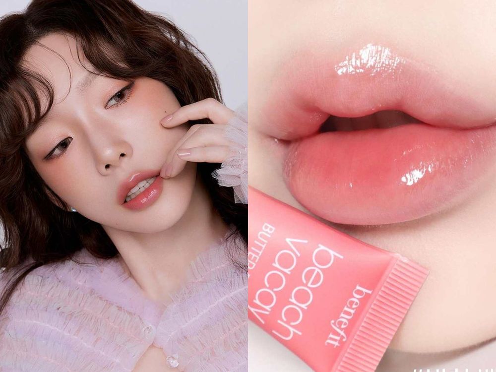 精靈系太妍新唇色就是這支!benefit『玻璃水光潤唇膏』不僅色彩美得像夢境,抹上一秒爆水、唇紋通通見光死!-5