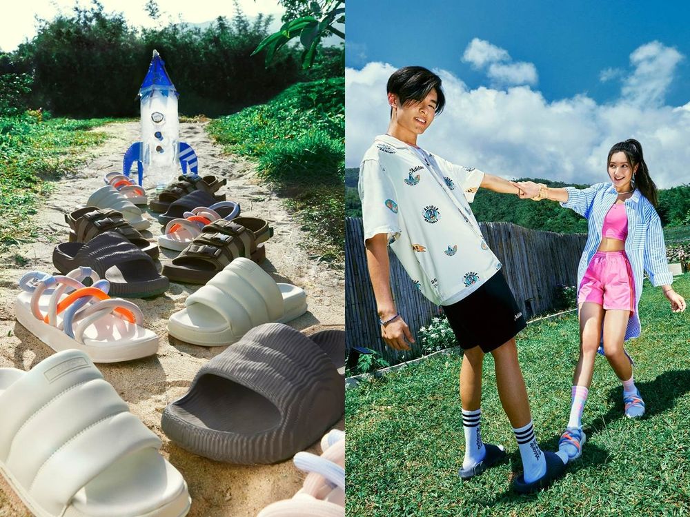 嬌小女美腿神器adidas Originals『爆款厚底涼鞋』鉛筆腿一秒GET!綿綿雲朵大底超舒服!-1