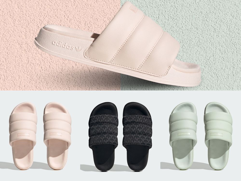 嬌小女美腿神器adidas Originals『爆款厚底涼鞋』鉛筆腿一秒GET!綿綿雲朵大底超舒服!-6