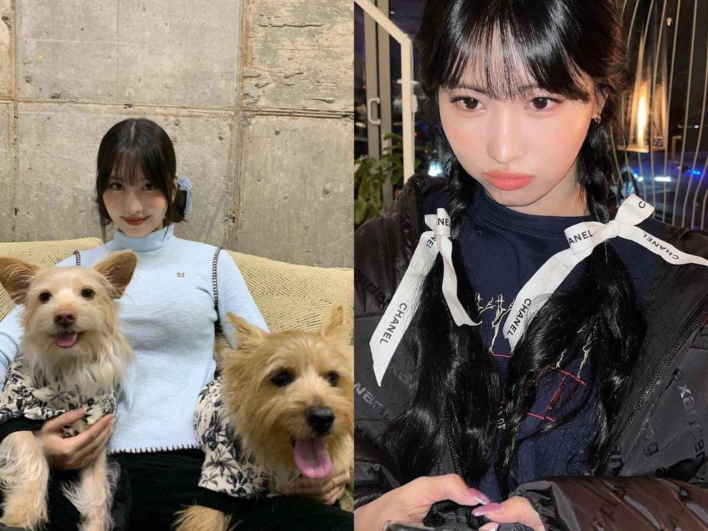2023韓系編髮趨勢!韓國女團正夯芭蕾風緞帶綁髮:燈籠辮、細辮、麻花辮...,簡單日常又精緻!-8