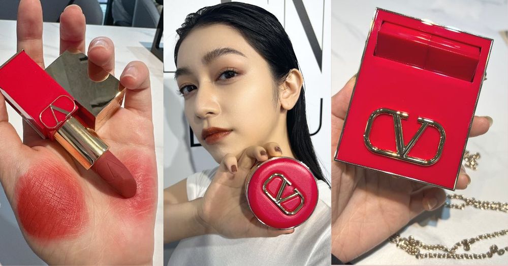 萬眾期待Valentino Beauty登台啦!必買8款美妝推薦:細閃眼頰彩、精品彩妝盤、經典鉚釘香水瓶,剁手都要買!-9