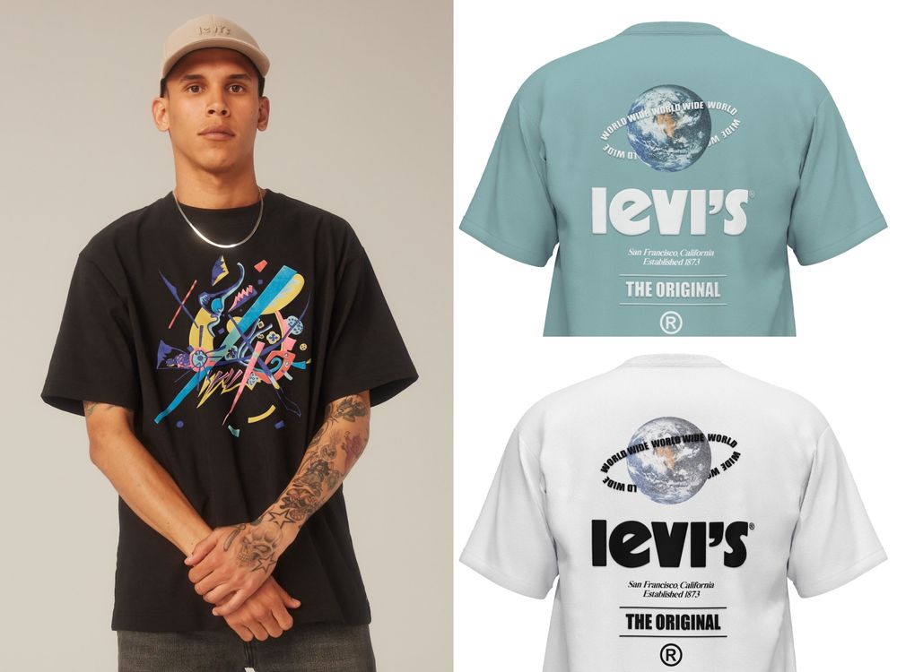 夏天穿搭得擁有一件!LEVI’S Logo Tee『穿搭公式』搭牛仔褲就很好看!短版、小LOGO款必收!-8