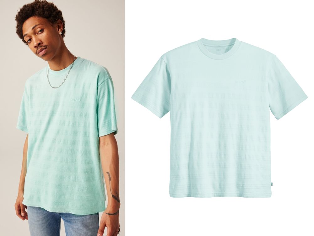 夏天穿搭得擁有一件!LEVI’S Logo Tee『穿搭公式』搭牛仔褲就很好看!短版、小LOGO款必收!-6
