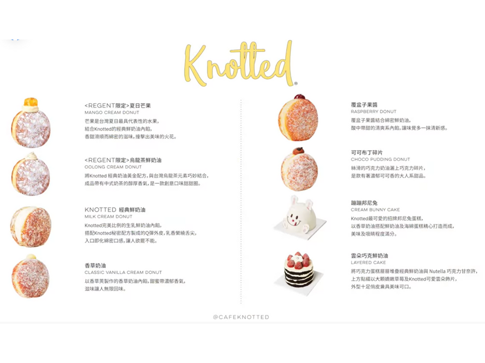 韓國人氣甜甜圈Knotted快閃登台！與BTS聯名、台灣限定口味、15款超萌周邊...甜點控必吃！-11