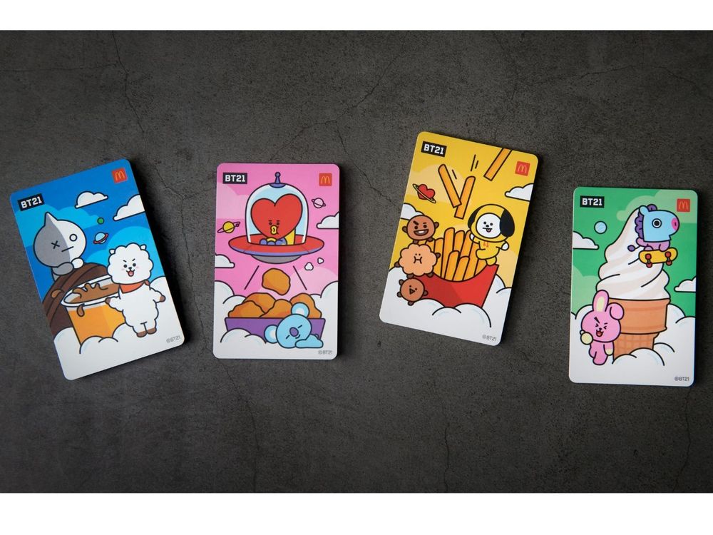 麥當勞全新「BT21甜心卡」萌到爆表,加碼新增地瓜薯、蜂蜜奶茶...真的超划算!-1