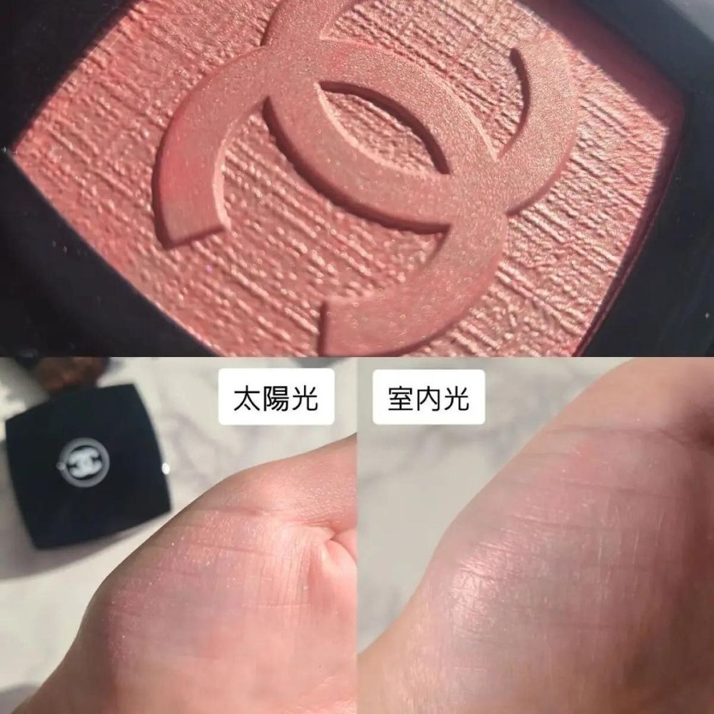 2023春夏彩妝！CHANEL「渲染布料壓紋腮紅」，兼具打亮頰彩＋玫瑰漸層粉色，一抹薄透蜜光、高級顏秒完成！-6