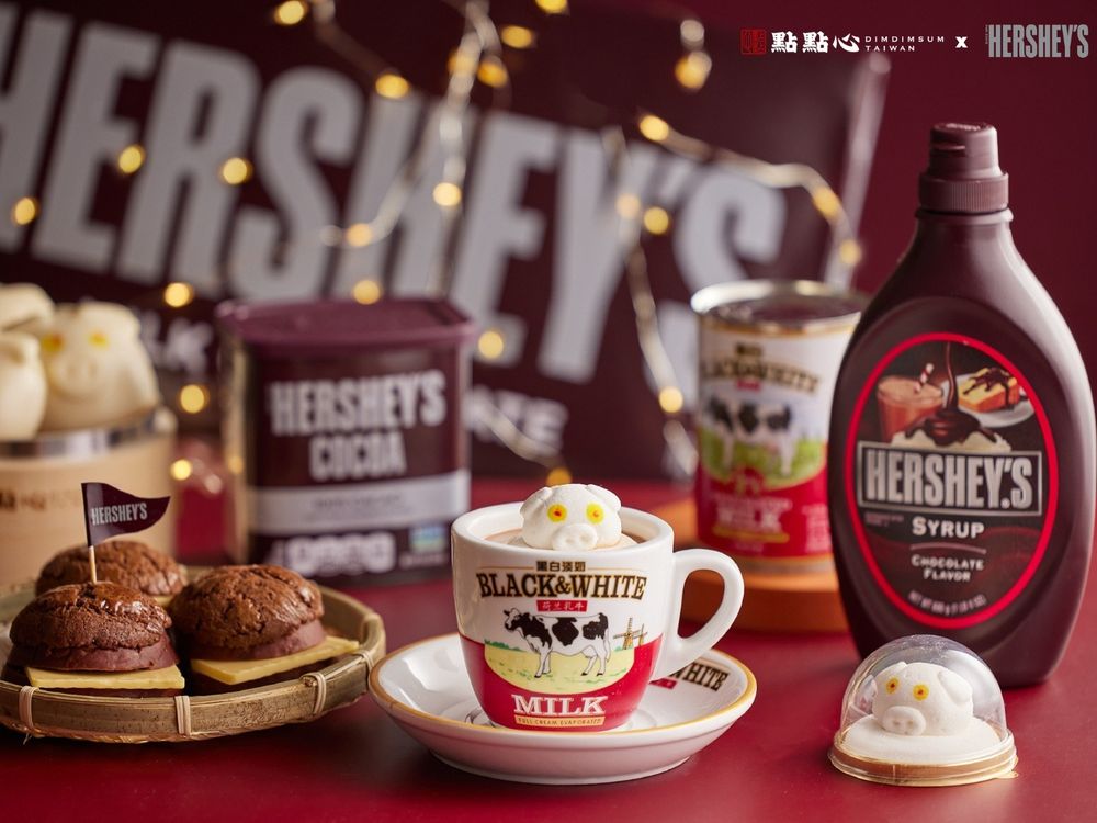 巧克力控暴動!點點心攜手Hershey’s推出超萌豬古力菠蘿油、熱可可,可愛指數直接爆表!-2