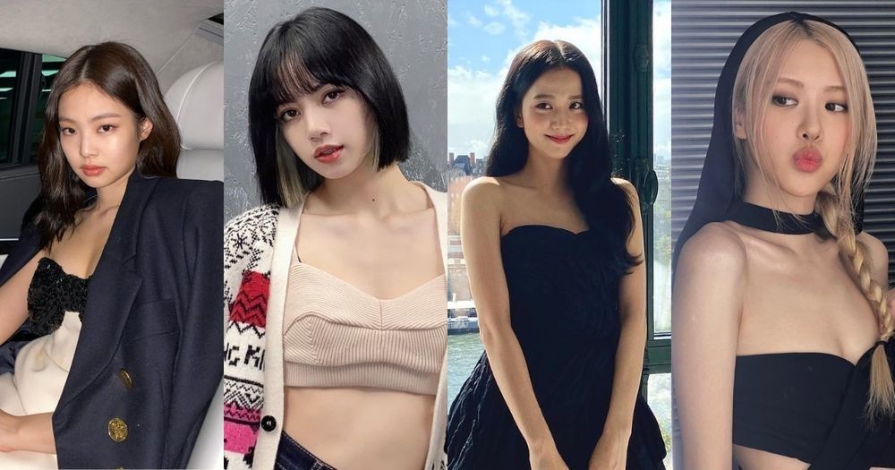 BLACKPINK小臉髮型教科書！Lisa漫畫瀏海、Rosé奶茶金長髮...，顯瘦、顯白必嘗試韓系髮色＋熱門髮型推薦！-1