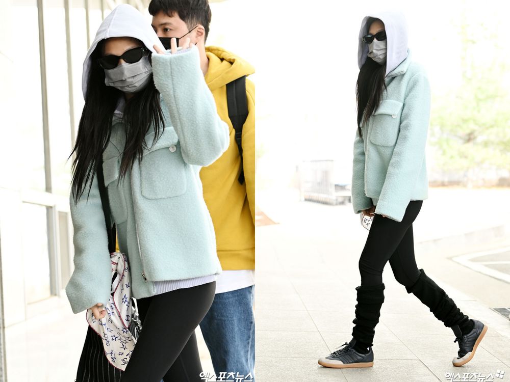 BLACKPINK演唱會『台灣機場穿搭』太吸睛!adidas球鞋、CELINE包...全身行頭幫你神出來!-1