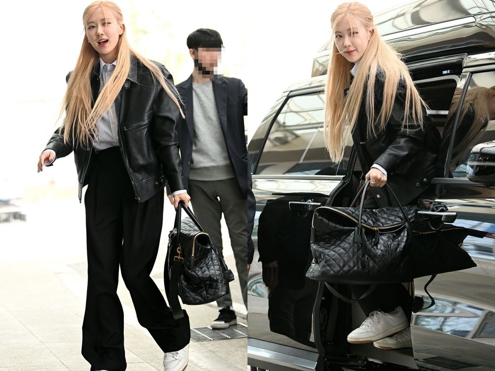 BLACKPINK演唱會『台灣機場穿搭』太吸睛!adidas球鞋、CELINE包...全身行頭幫你神出來!-3