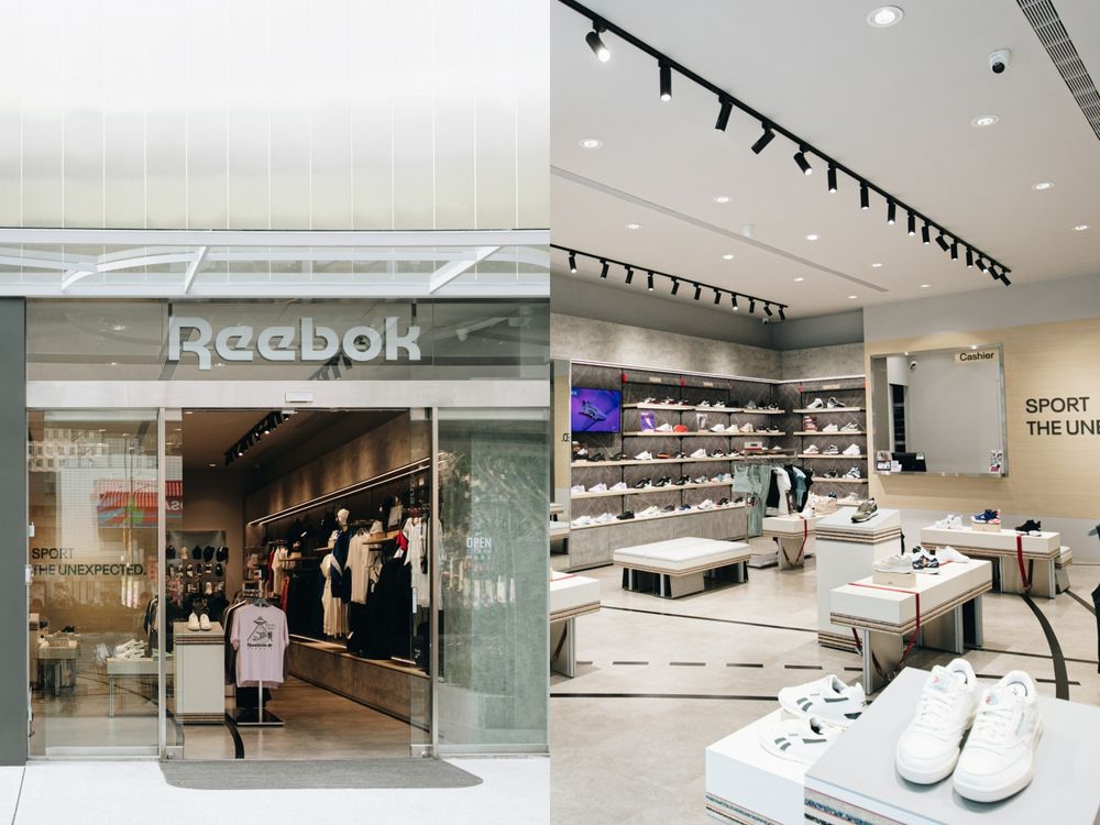 REEBOK質感概念店插旗台中!超夢幻落地鞋牆一次逛個夠~爆款細腿厚底Club C這邊買!-3
