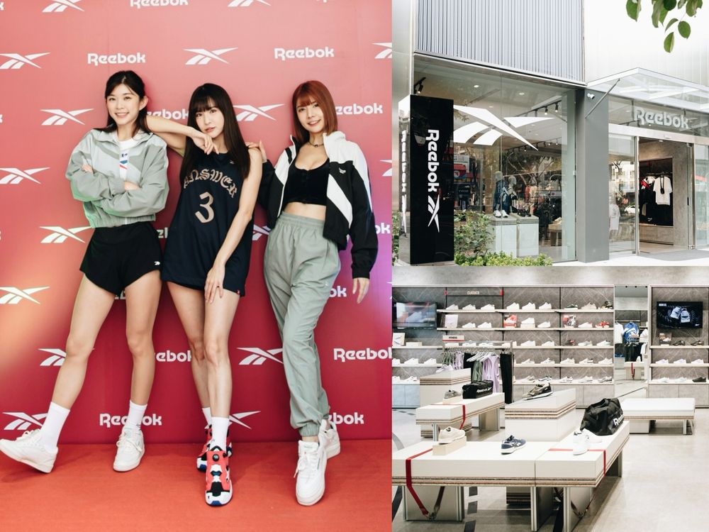 REEBOK質感概念店插旗台中!超夢幻落地鞋牆一次逛個夠~爆款細腿厚底Club C這邊買!-1