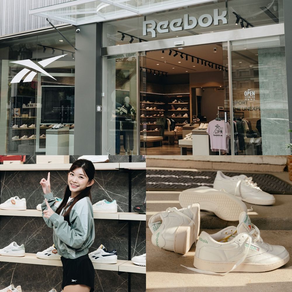 REEBOK質感概念店插旗台中!超夢幻落地鞋牆一次逛個夠~爆款細腿厚底Club C這邊買!-0