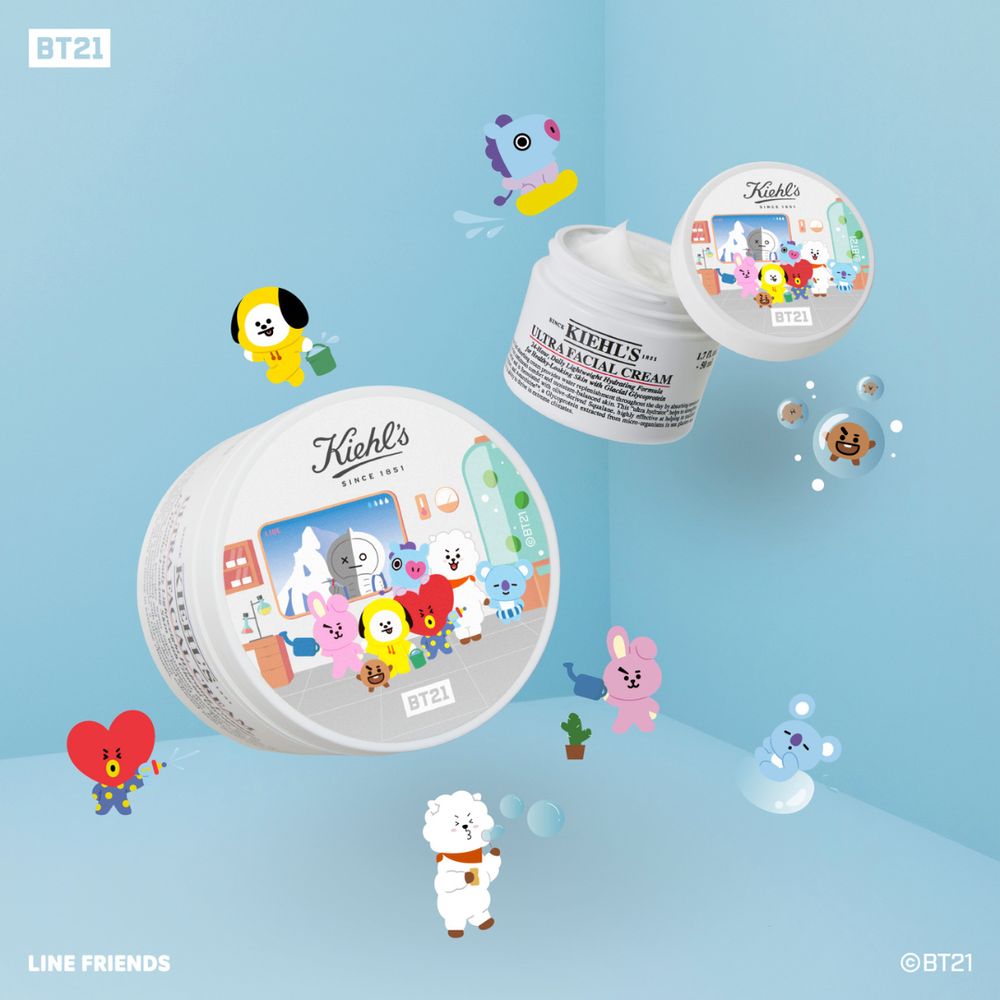 Kiehl’s契爾氏 x BT21 限定乳霜！水水霜推出BT21限定包先給地球人來個可愛爆擊，再讓肌膚都閃出水亮光波！-3