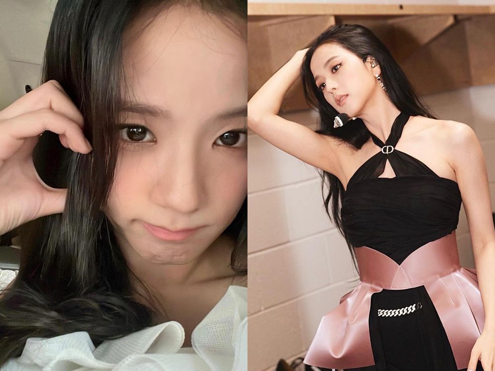 JISOO真迪奧公主巴黎看秀！雙辮半盤髮＋泡麵捲長髮，化身中世紀公主！網讚：「史上最美的一套！」-8