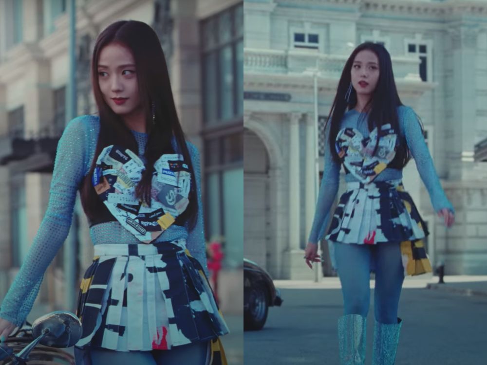 BLACKPINKJisoo 〈Flower〉MV藏5大『春夏流行趨勢』絲襪穿搭、透視蕾絲...女孩快學起來!-1