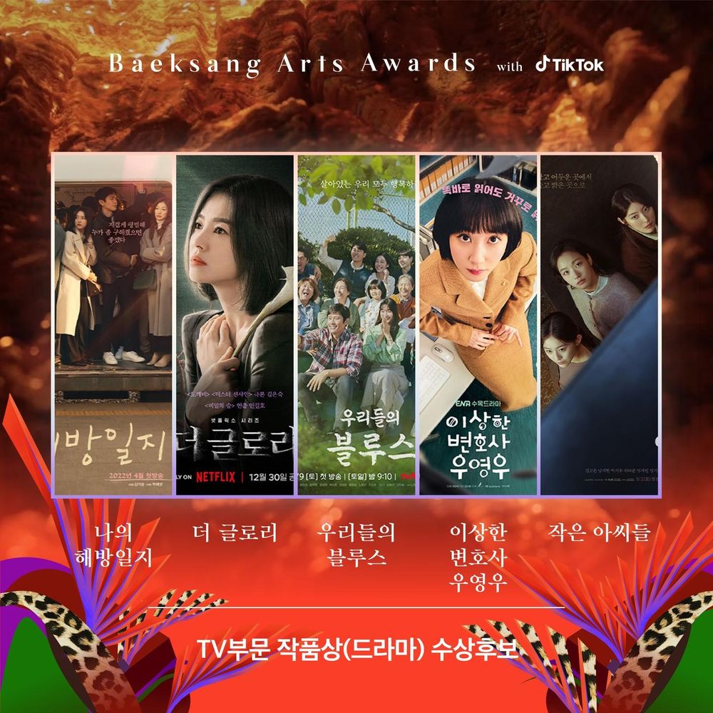 2023百想藝術大賞入圍名單公布!《黑暗榮耀》宋慧喬、《非常律師》朴恩斌爭奪視后!頒獎日期&直播時間一次看-1