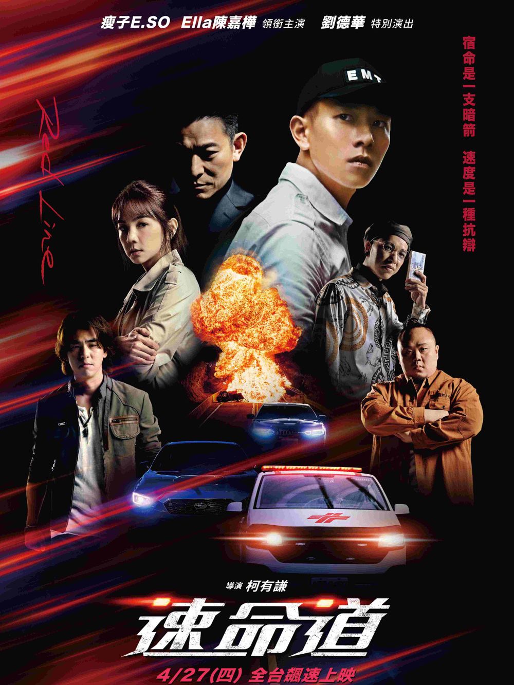 飆速國片《速命道》上映必看5大亮點!瘦子化身賽車手與天王劉德華尬車技-6