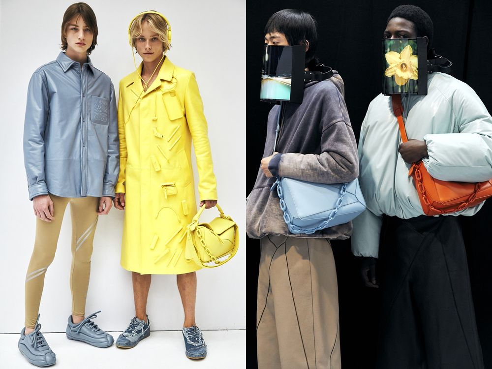 LOEWE經典入門包PUZZLE、HAMMOCK吊床包『薄荷藍、奶油黃…』新色價格整理！-4