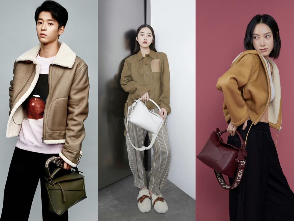 LOEWE經典入門包PUZZLE、HAMMOCK吊床包『薄荷藍、奶油黃…』新色價格整理！-1