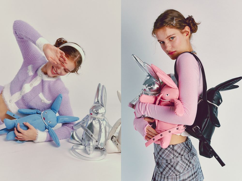 韓國人氣包包品牌SAMO ONDOH兔兔包爆擊萌！Jennie同款兔兔鑰匙圈NT.三百多收！-8